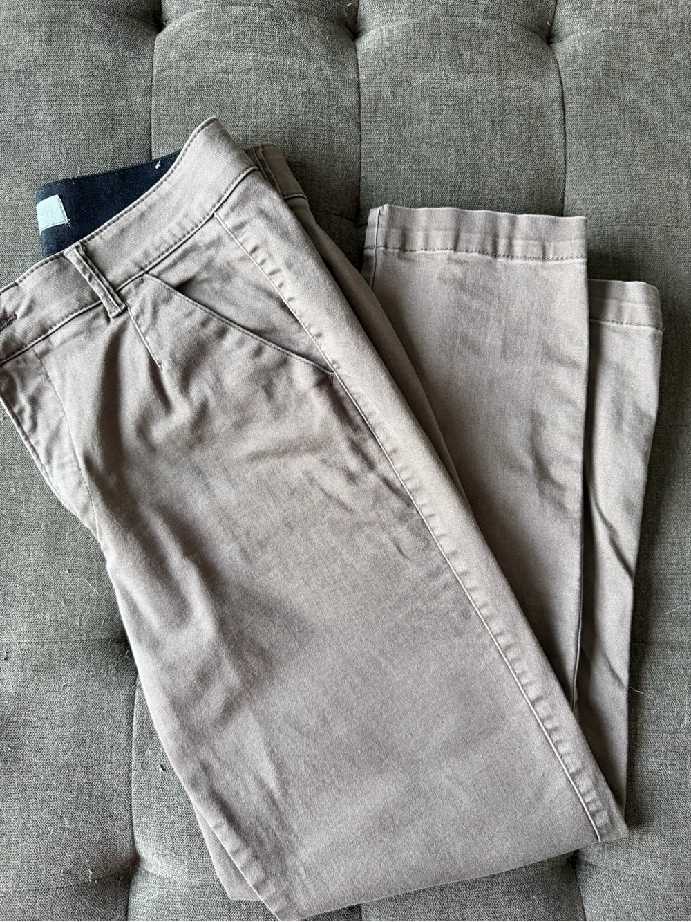 Wit & Wisdom Women's Wide Leg Jeans in Light Taupe